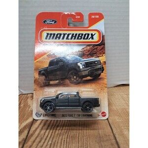 Matchbox  2022 Ford F-150 Lightning #28/100  Case M 2024 Black